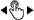 Hand swiping left/right